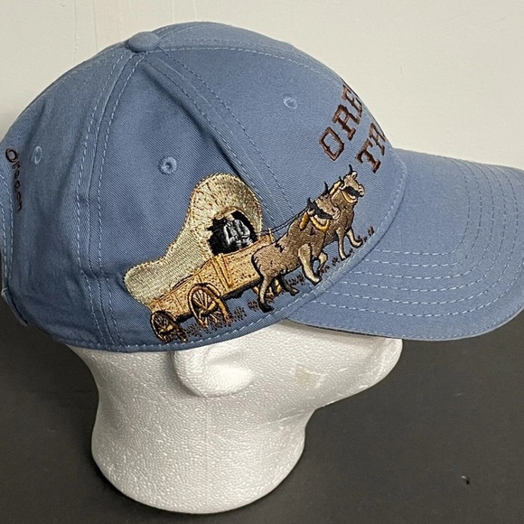 Otto Oregon Trail Baseball Cap Baker City OR Embroidered Hook Loop Closure - Picture 6 of 7